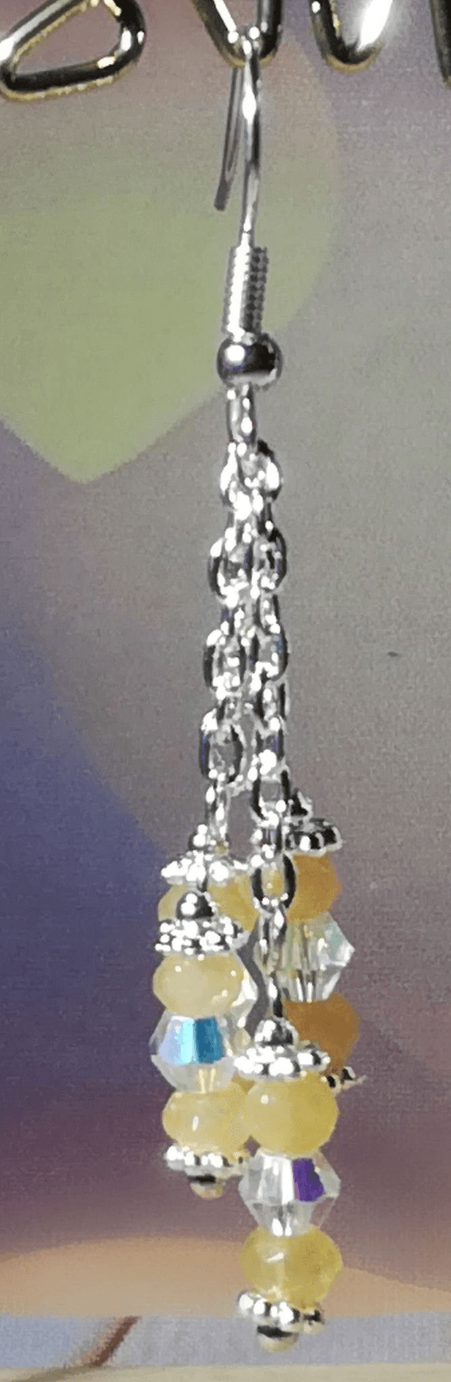 Boucles d&#039;oreilles argentées