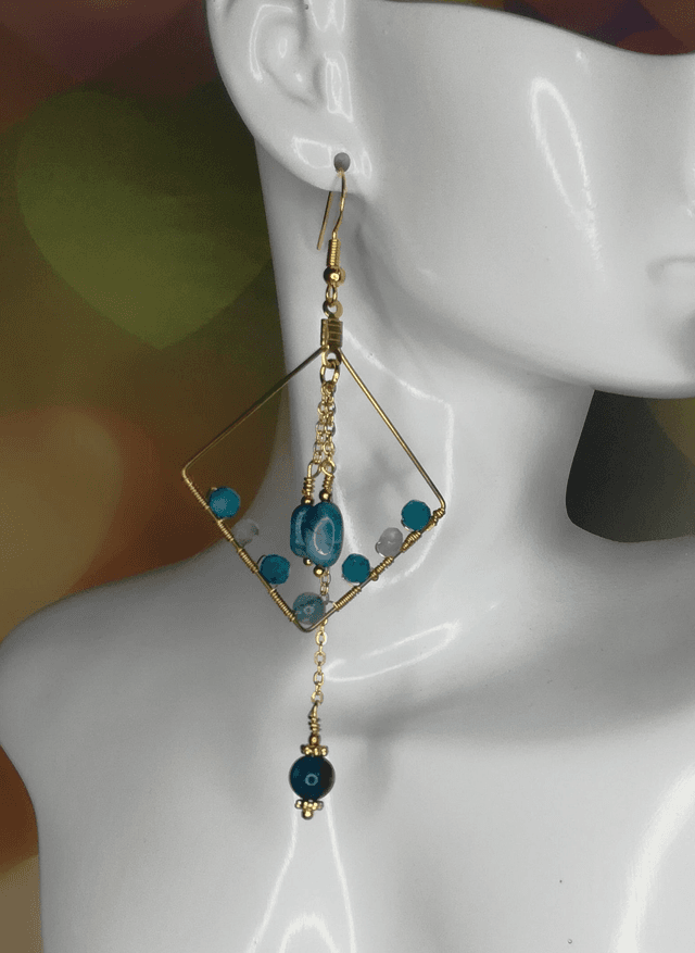 Boucles d&#039;oreille apatite